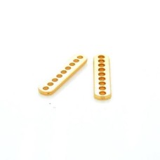 Cabide Ouro Flash 32x07x02 mm 3  unidades