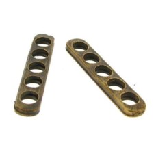 Cabide Ouro Velho 27x05 mm 5  unidades