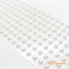 Cartela autocolante branco 5 mm 320 unidades