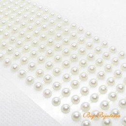 Cartela autocolante champanhe 5 mm 320 unidades