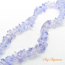 Cascalho de Pedra Cristal Azul 1 Fio aprox. 230  unidades