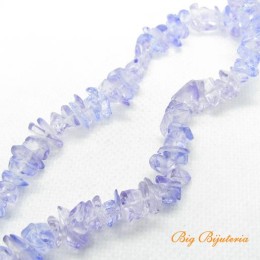 Cascalho de Pedra Cristal Azul 1 Fio aprox. 230  unidades