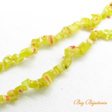 Cascalho de murano amarelo 1 Fio aprox. 230 unidades