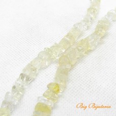 Cascalho de pedra opala amarela 1 Fio aprox. 230 unidades