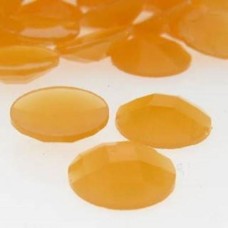 Chaton Redondo white orange 10 mm 5  unidades