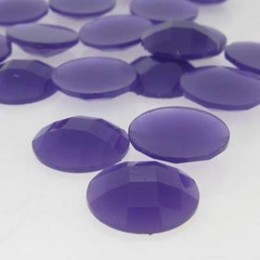 Chaton redondo white purple 14 mm 5 unidades Chaton redondo white purple 14 mm 5 unidades