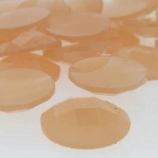 Chaton redondo white salmon 14 mm 5  unidades