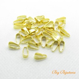 Contra argola dourado 04x08 mm 10 unidades