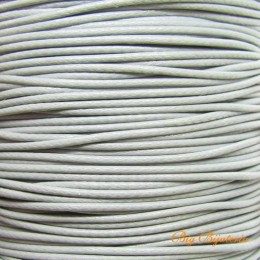 Fio encerado coreano cinza 1 mm 10 metros