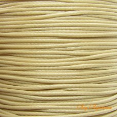 Fio encerado coreano bege 1 mm 10 metros