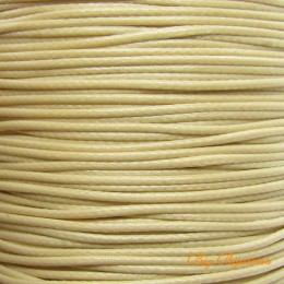 Fio encerado coreano bege 1 mm 10 metros