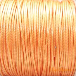 Fio encerado especial laranja metalizado 1 mm 10 metros