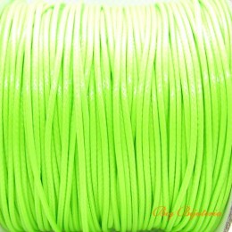Fio encerado especial verde neon 1 mm 10 metros