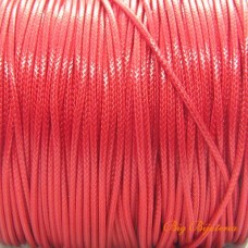 Fio encerado especial vermelho metalizado 1 mm 10 metros