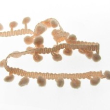 Cordão de Pompom Rosa Bebe 0.8cm 1 metro