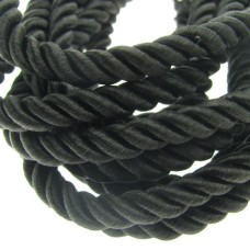 Cordão São Francisco Preto 5mm 5 Metros