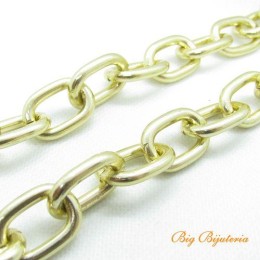 Corrente ouro flash alumínio cadeado 3.50 mm 1 metro Corrente ouro flash alumínio cadeado 3.50 mm 1 metro