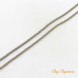 Corrente ouro velho ferro grume lisa 0.50 mm 1 metro