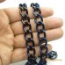 Corrente alumínio grume 3.00 mm furta cor azul 1 metro