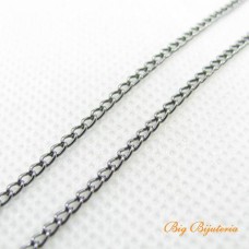 Corrente ferro grume lisa 0.50 mm grafite 1 metro