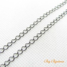 Corrente ferro losango 0.60 mm grafite 1 metro