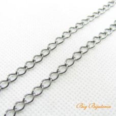 Corrente ferro losango 0.80 mm grafite 1 metro