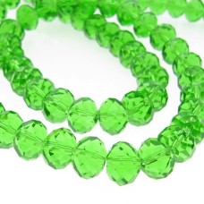 Bola 12 mm Cristal Verde 10 unidades