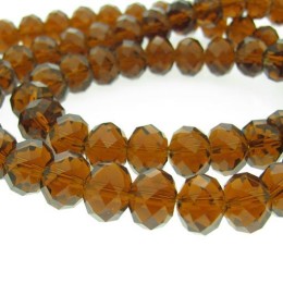 Bola 12 mm Cristal Ambar  10 unidades