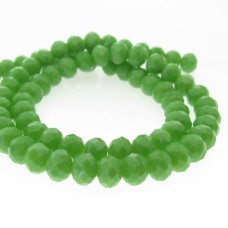 Cristal Verde abacate 08 mm fio com 72 peças