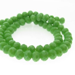 Cristal Verde abacate 08 mm fio com 72 peças