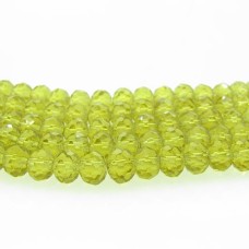 Cristal ambar 06 mm fio com 100 peças