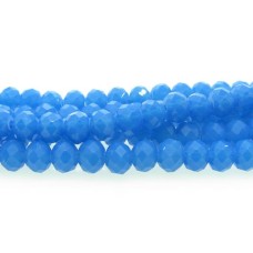 Cristal azul marinho 06 mm fio com 100 peças