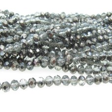 Cristal fume 06 mm fio com 100 peças