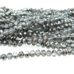 Cristal fume 06 mm fio com 100 peças