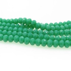 Cristal verde opaco 06 mm fio com 100 peças