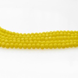 Cristal 04 mm amarelo fio com 150 peças