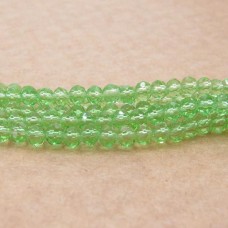 Cristal verde transparente 04 mm fio com 150 peças