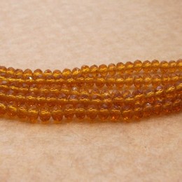 Cristal marrom claro 04 mm fio com 150 peças