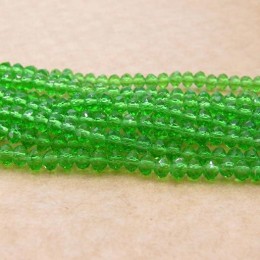 Cristal verde escuro transparente 04 mm fio com 150 peças Cristal verde escuro transparente 04 mm fio com 150 peças