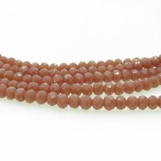 Cristal marrom opaco 04 mm fio com 150 peças