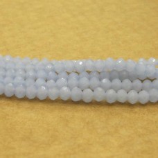 Cristal azul claro opaco 04 mm fio com 150 peças