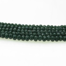 Cristal verde militar 04 mm fio com 150 peças
