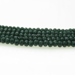 Cristal verde militar 04 mm fio com 150 peças