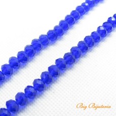 Cristal azul bic transparente 08 mm fio com 72 peças