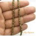 Cristal dourado 04 mm fio com 150 peças