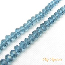 Cristal 08 mm fume fio com 72 peças