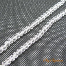 Cristal 06 mm transparente fio com 100 peças