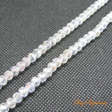 Cristal transparente ab 04 mm fio com 150 peças