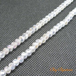 Cristal transparente ab 04 mm fio com 150 peças