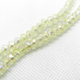 Cristal jade furta cor 06 mm fio com 100 peças